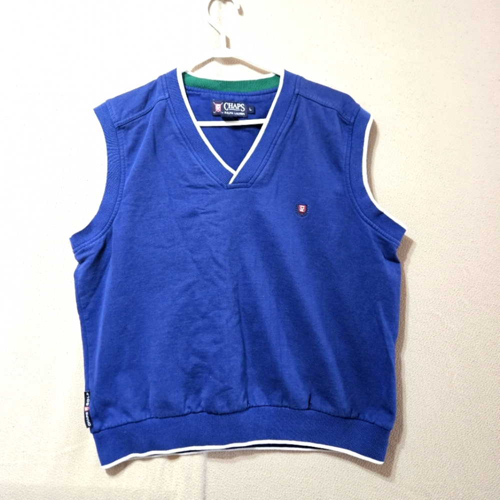Blue  Chaps Golf Vest